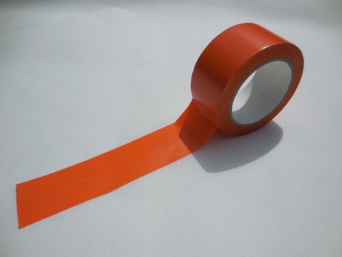 Adhésif PVC orange