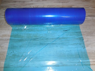 EBTOOLS Rouleau de film de protection de sol film de protection autocollant résistant à la déchirure pour décoration de bureau 600 mm x 100 m mur escalier 