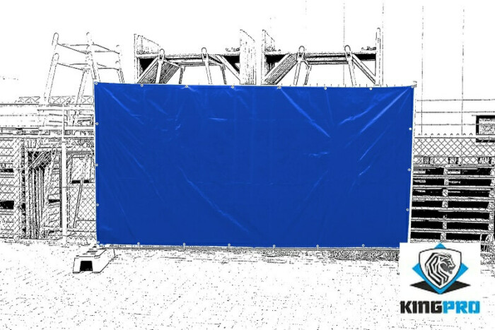 Bâche spéciale clôture mobile de chantier KINGPRO