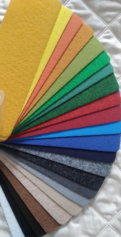 Moquettes plates pour chantier salons événementiels - tous coloris couleurs au choix