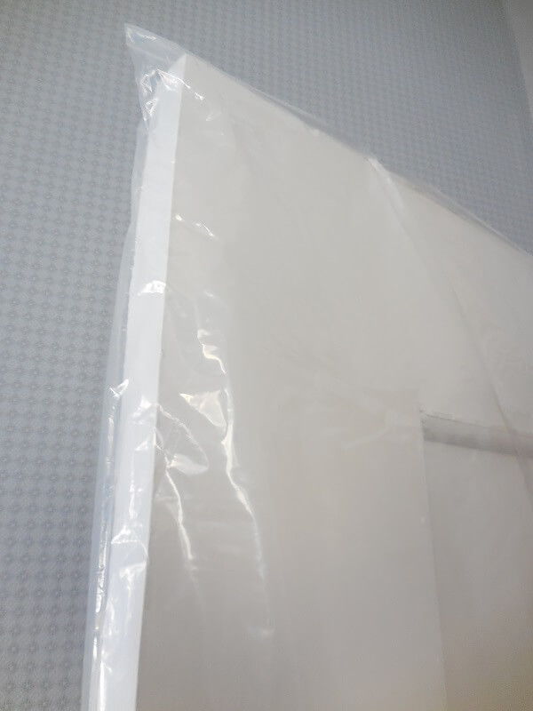 Protection de porte plastique pour chantier de plaquiste