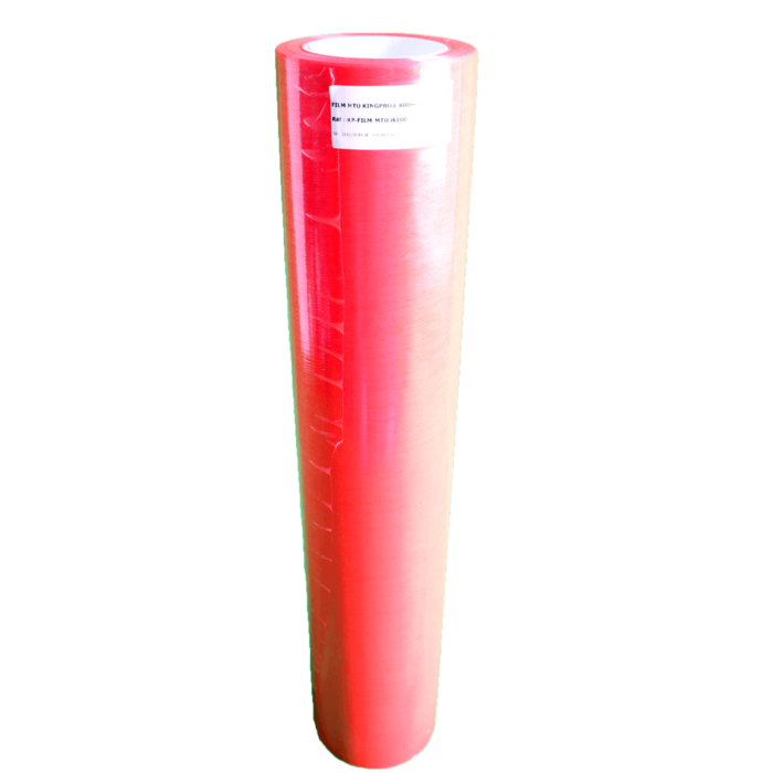 Film multiusage rouge KINGPRO MTU - Film adhésif de protection pour chantier